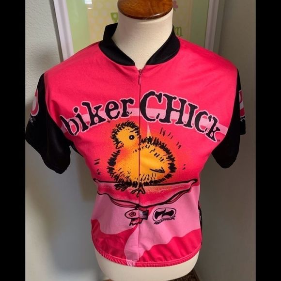 NWT Biker Chick Jersey Pink #1 - Picture 1 of 7